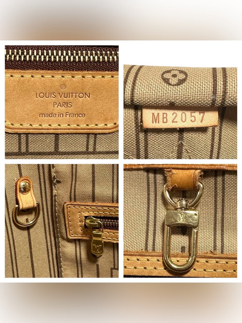 Louis Vuitton Monogram & Vachetta Leather Neverfull PM Tote - Picture 8 of 16